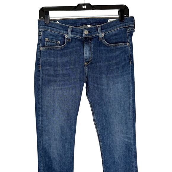 |EUC| RAG & BONE Denim Cropped Asymmetrical Hem Jeans - Picture 3 of 9